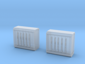Ammo Supply Crates in Clear Ultra Fine Detail Plastic