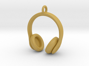 Headphones Jewel in Tan Fine Detail Plastic