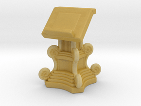 Lectern Book Stand A in Tan Fine Detail Plastic