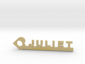 Juliet in Tan Fine Detail Plastic: Extra Small