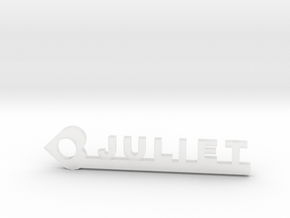 Juliet in Clear Ultra Fine Detail Plastic: Extra Small