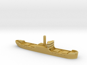 Three island cargo ship 1/1250 in Tan Fine Detail Plastic