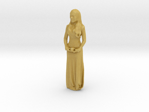 Printle F Morticia Addams - 1/72 - wob in Tan Fine Detail Plastic