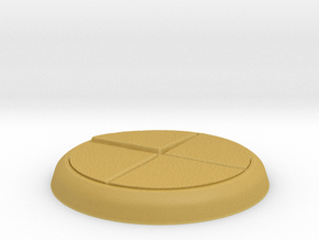 25mm Circular Base in Tan Fine Detail Plastic