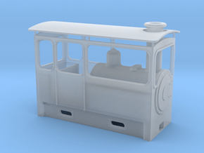 On18 Steam Tram in Clear Ultra Fine Detail Plastic