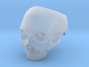 Skull ring in Clear Ultra Fine Detail Plastic