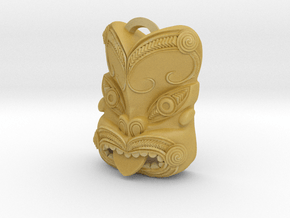 New Zealand Maori pendant  in Tan Fine Detail Plastic