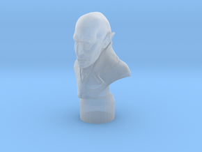 Nosferatu Bust in Clear Ultra Fine Detail Plastic