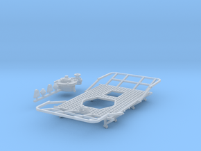 7mm TUB Phosphoric acid tank deck and hatch in Clear Ultra Fine Detail Plastic