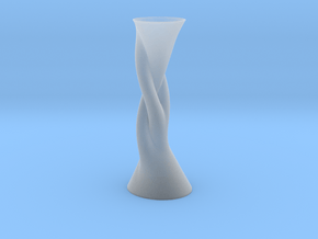 Vase Hlx1640 in Clear Ultra Fine Detail Plastic