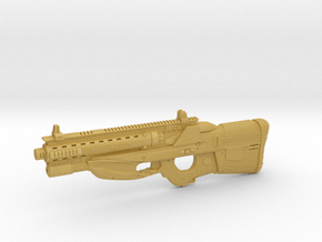 cyberpunk / near future rifle FN F2076 CQB in 1/6  in Tan Fine Detail Plastic