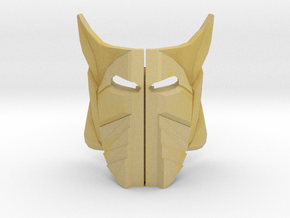 Mask of Dexterity - Beast  in Tan Fine Detail Plastic