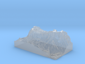 MyTinyDolomites_SassoCroce_HR in Clear Ultra Fine Detail Plastic