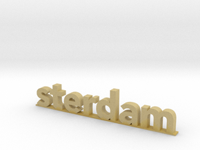 I amsterdam (2/2) in Tan Fine Detail Plastic