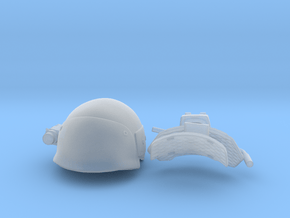 helmet uscm in 1:6 scale in Clear Ultra Fine Detail Plastic