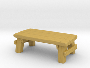 Wooden Table in Tan Fine Detail Plastic