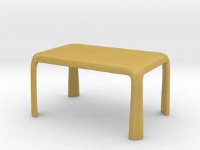 1:50 - Miniature Dining Table  in Tan Fine Detail Plastic