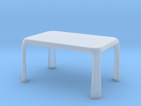 1:50 - Miniature Dining Table  in Clear Ultra Fine Detail Plastic