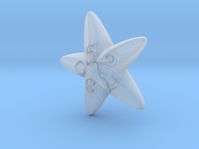 Starfish d10 in Clear Ultra Fine Detail Plastic