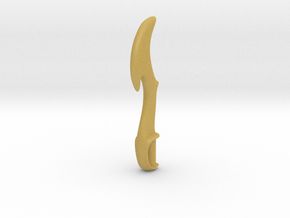 Curved Blade in Tan Fine Detail Plastic