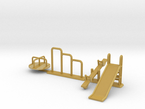 Playground in 1:87 H0 scale in Tan Fine Detail Plastic