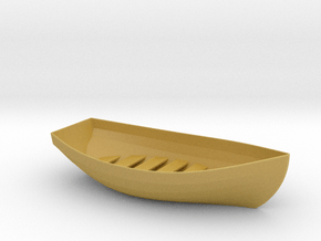 Boat Soap Holder in Tan Fine Detail Plastic