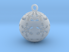 small christmas ball in Clear Ultra Fine Detail Plastic
