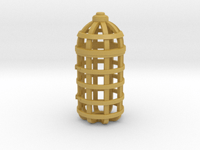 Torture Cage in Tan Fine Detail Plastic