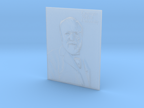 Andrew Carnegie CMU Flat Lithophane in Clear Ultra Fine Detail Plastic