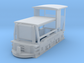 Freelance style ruston locomotive (OO9) in Clear Ultra Fine Detail Plastic