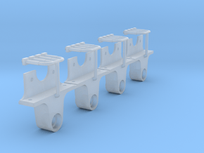 AB03 - FR Axlebox for wooden framed wagons(SM32) in Clear Ultra Fine Detail Plastic