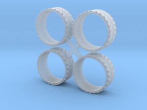 Base 26 Tire (ONLY) in Clear Ultra Fine Detail Plastic