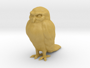 Printle Animal Owl 02 - 1/35 in Tan Fine Detail Plastic