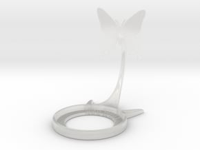 Insect Butterfly in Clear Ultra Fine Detail Plastic