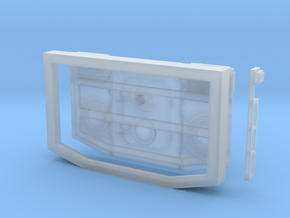 Y-Wing Studio Scale Greeblie Set - Back Side in Clear Ultra Fine Detail Plastic