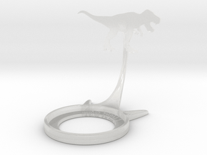 Dinosaur Tyrannosaurus in Clear Ultra Fine Detail Plastic