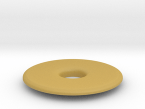 Donut ashtray lid in Tan Fine Detail Plastic