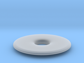 Donut ashtray lid in Clear Ultra Fine Detail Plastic