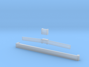 Radarmast/ Mast voor Binnenvaartschepen in Clear Ultra Fine Detail Plastic