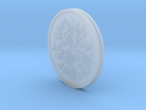 Sutter Buttes Coin in Clear Ultra Fine Detail Plastic