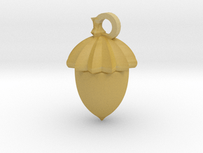 geometric acorn novembre  in Tan Fine Detail Plastic