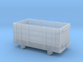 FR Four Plank Wagon 5.5mm Scale in Clear Ultra Fine Detail Plastic