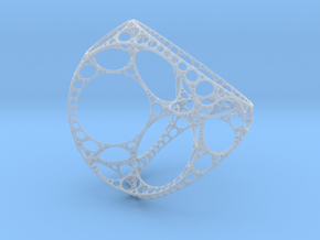 Apollonian tetrahedron - small in Clear Ultra Fine Detail Plastic