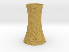 Lavanda Vase in Tan Fine Detail Plastic