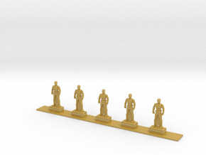 Ranger Key Statues Group (Original Test Model) in Tan Fine Detail Plastic