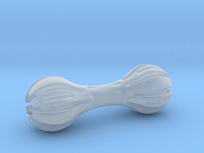 The Castle Knuckle Roller in Clear Ultra Fine Detail Plastic