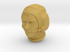 Astronaut Head with "Snoopy Cap" /  1:6 in Tan Fine Detail Plastic