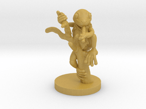 Grung with Blowpipe (small humanoid) in Tan Fine Detail Plastic