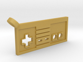 NES Controller Styled Pendant in Tan Fine Detail Plastic