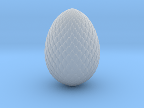 dragon egg 70 mm tall - hollow in Clear Ultra Fine Detail Plastic